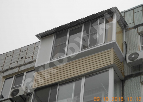 Наружная отделка отделка балконов в Хабаровске