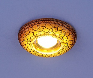 Встраиваемый светильник со светодиодами 3080 желтая подсветка (YL/Led)