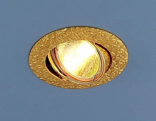 Точечный светильник золотой 625 MR16 SG сатин золото