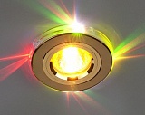 Встраиваемый потолочный светильник со светодиодами 2060/2 GD/7-LED (золото / мультиколор)