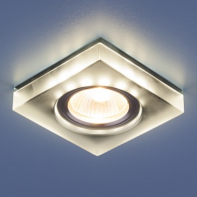 Точечный светильник со светодиодами 6063 MR16 Grey серый