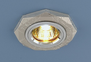 Точечный светильник поворотный 2040 SL (серебро)