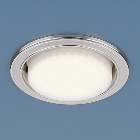 Точечный светильник 1036 GX53 WH/SL белый/серебро