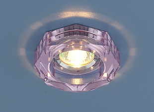 Точечный светильник 9120 PK/SL (розовый / серебряный)