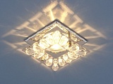 Встраиваемый потолочный светильник 7276 хром / прозрачный (CH/Clear)